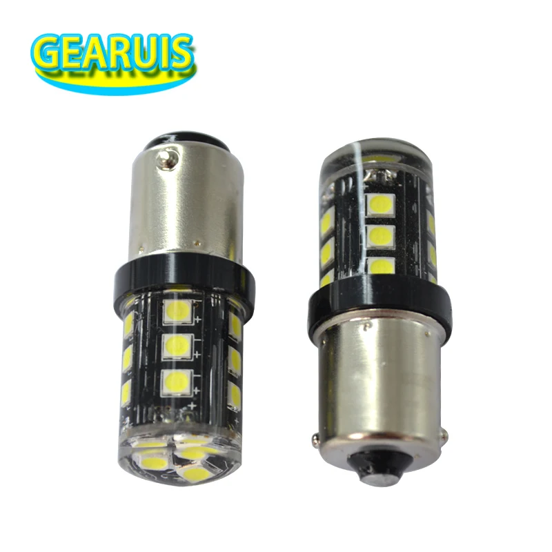 

100pcs Silicone 15 SMD 3030 LED 1156 BA15S BAU15S 1157 BAY15D 7440 7443 3156 3157 Reverse Light Non polar LED Turn Signal Light