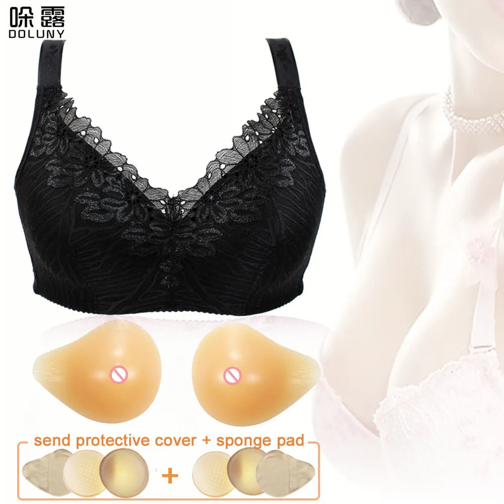 

Silicone Breast Form Mastectomy Prosthesis Armpit Make Up Pad A B C Cup Spiral shape Soft Fake Breast Chest D50