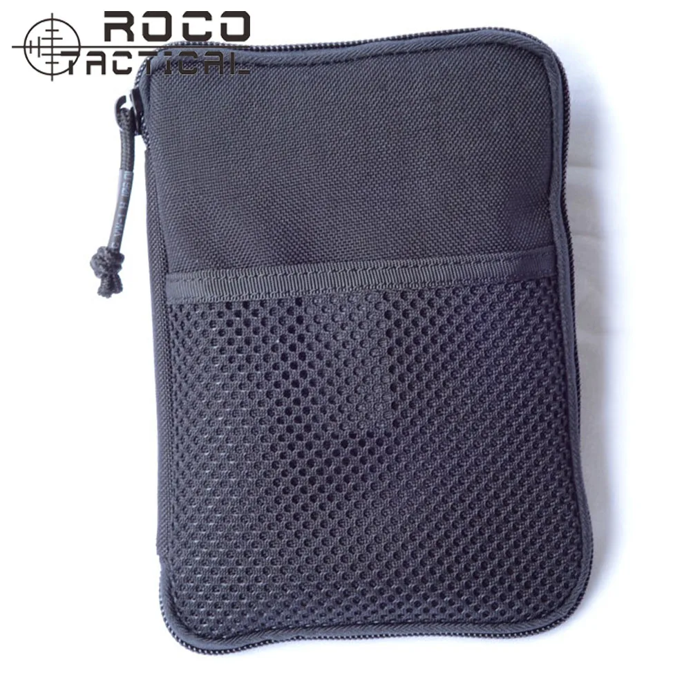 ROCOTACTICAL Military Wallet Bag with Front Mesh Coins Pocket Combat Mini MOLLE Travel Pocket Organizer Fits iPhone6 1000D Nylon