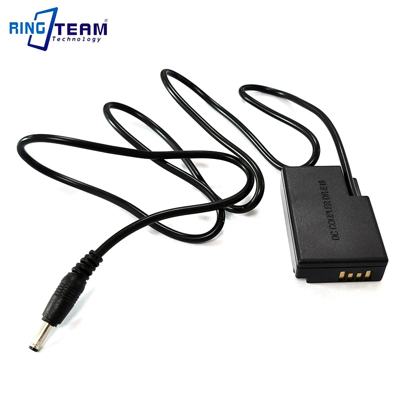 

DC 3.5mm to DR-E18 DR E18 Dummy Battery LP-E17 for Canon Cameras EOS RP 77D 200D Rebel T6s 760D T6i T7i 750D 800D 8000D x8i