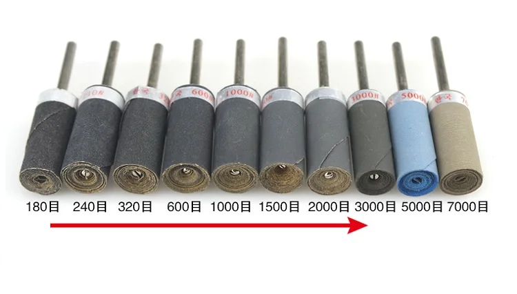 NEW 10 cái Mài Mòn Giấy Công Cụ Mài Mòn Sanding Vành Đai Giấy cho Dremel Rotary Công Cụ Công Cụ Mài Mòn Giấy Nhám Mài Đánh Bóng