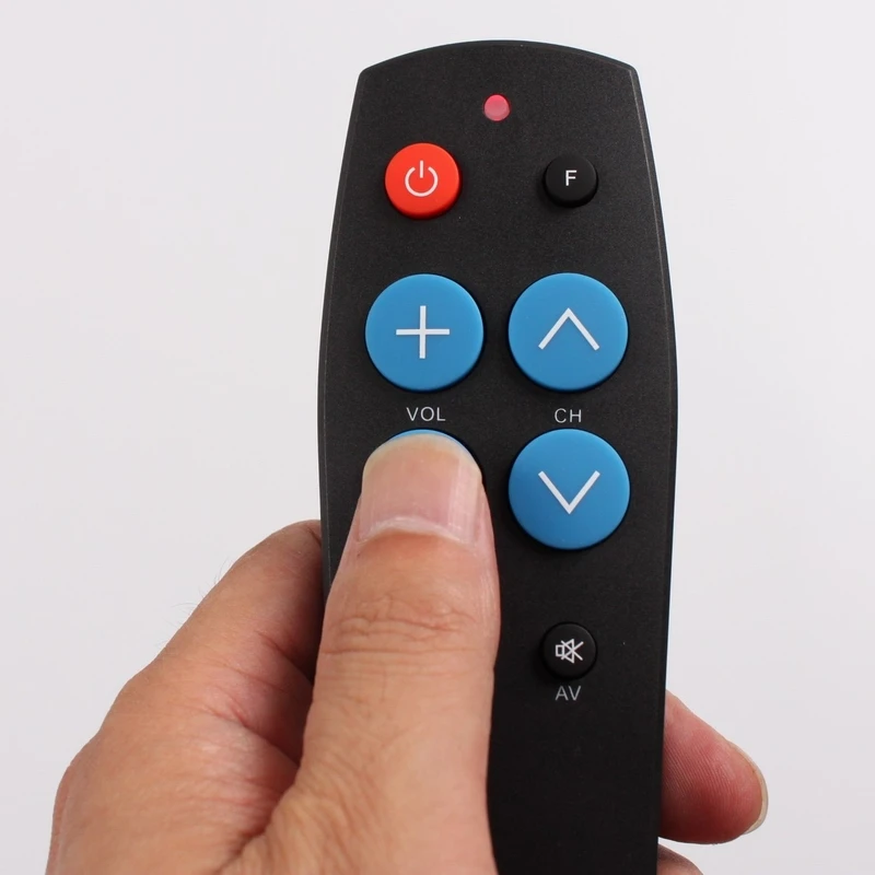 10 قطع جهاز التحكم عن بعد مع وظيفة التعلم للتلفزيون ، STB ، DVB ، صندوق التلفزيون ، الإضاءة ، مكبر للصوت ، 7 أزرار كبيرة تحكم سهلة الاستخدام
