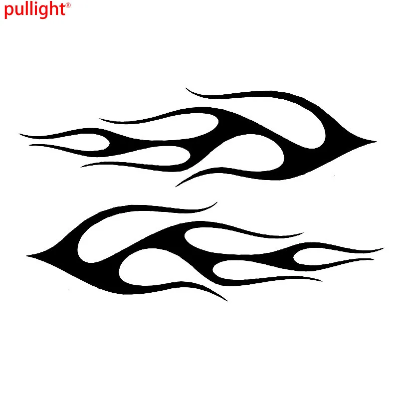 

2x Flame Sticker Fire Large Vinyl Decal Car Van Caravan Window Jdm Novelty