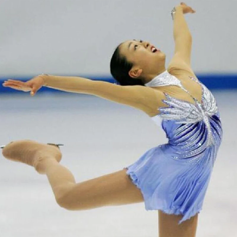 RUBU Customization New Figure Ice Skating Baton Twirling Dress Costume Adult Color Can Be Chosen By Itself FOR Women and Girls