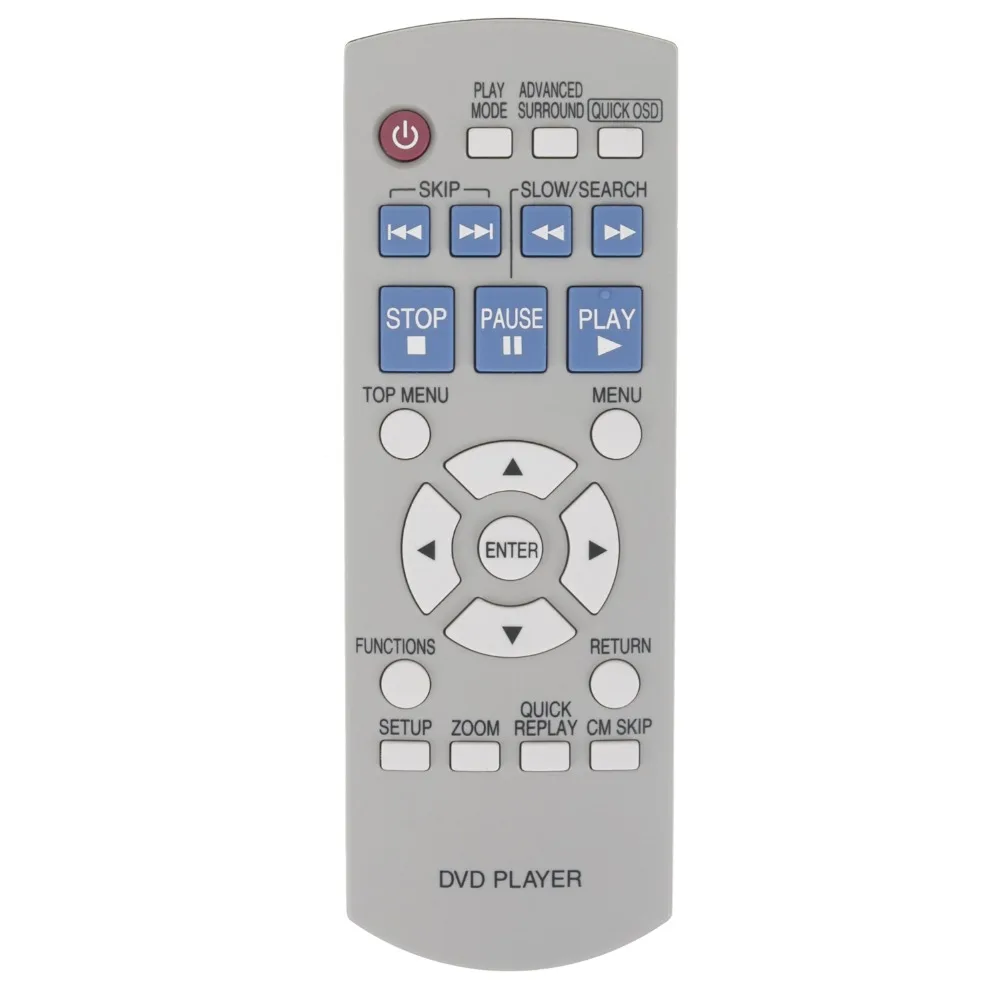 Новый пульт дистанционного управления DVD N2QAYB000011 подходит для DVD-плеера Panasonic DVDS1P DVDS1 DVDS1S DVD-S1