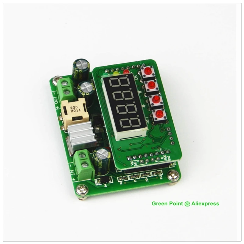 JUNTEK-fuente de alimentación DC-DC BUCK3603, Control Digital, módulo de voltaje reductor ajustable, 36V, 3A, cargador de 108W