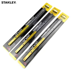 Stanley 10pcs 12-inch 18T 24T 32T bi-metal HSS saw blade 300mm hand hacksaw blades saw replacement cutter for metal wood cutting