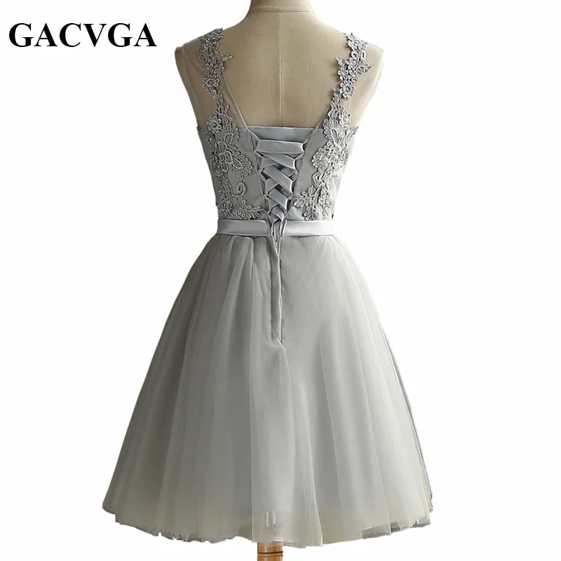 GACVGA-Robe d\'été élégante en dentelle pour femmes, robe courte en fibre, robe de soirée de Noël sexy et mince, robe éducative