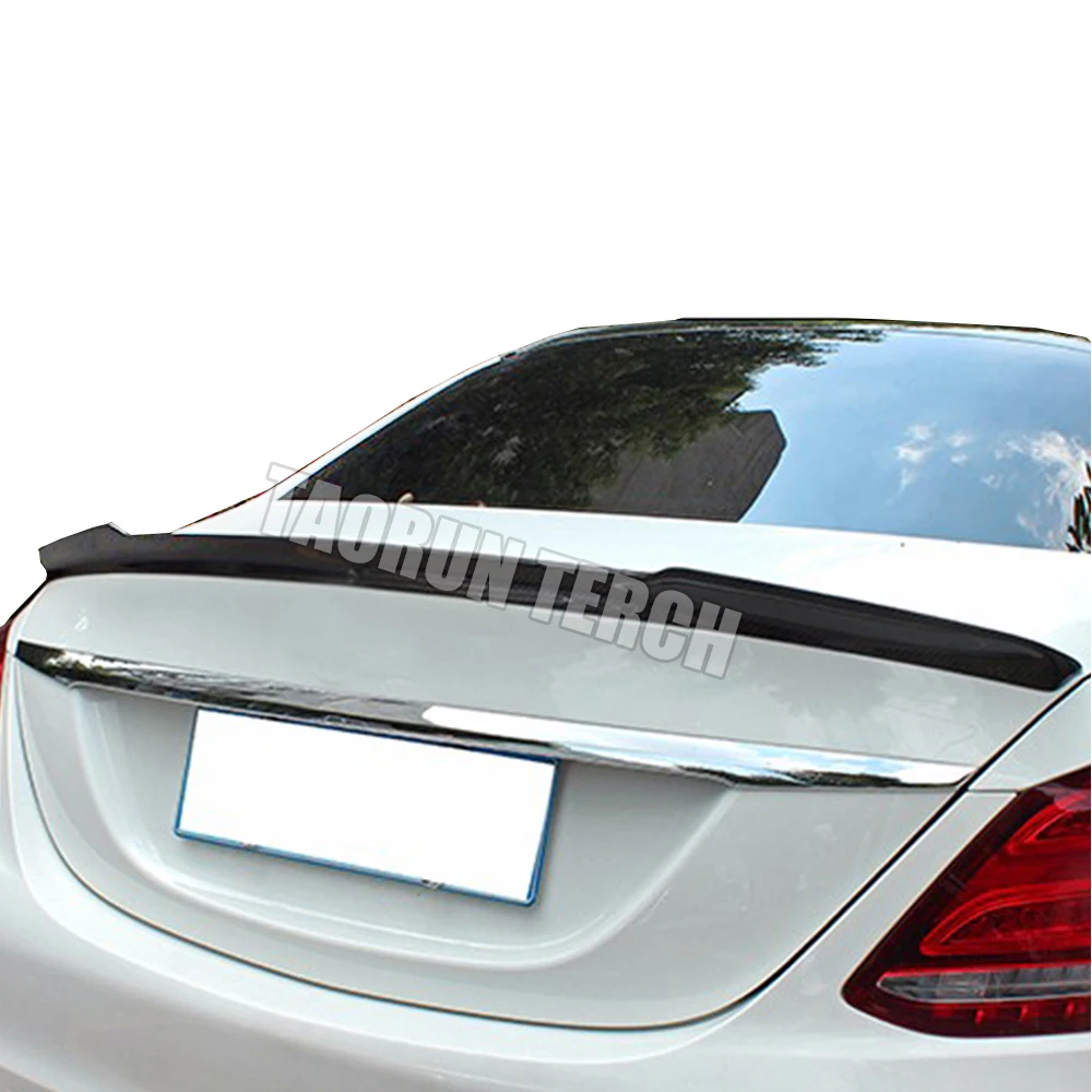 W205 FD Style Carbon Fiber Rear Trunk Spoiler for Mercedes Benz W205 C-CLASS Sedan 4 Door C180 C200 C300 C43 & C63 AMG 15 - 22