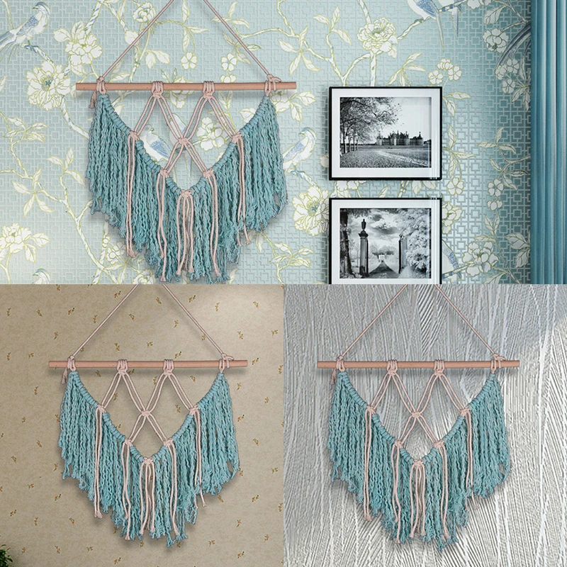 Macrame Large Wall Hanging - Macrame Wedding Hanging Backdrop - Ombre Wall Mural - Dipdyed Yarn Wall Hanging Tapestry - Macrame