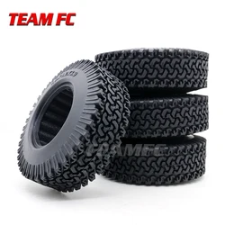 4Pcs RC 1:10 Crawler Beadlock Wheels Tire 1.9 Inch Rubber Wheel Tire 98mm Tyre For RC Car Tamiya Truck Axial SCX10 S347