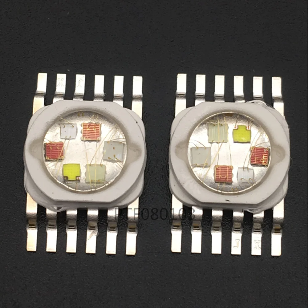 

10PCS 18W 12pins RGBWY LED Stage Light Source Colorful COB 18 W High Power LED Red Green Blue White Yellow Violet