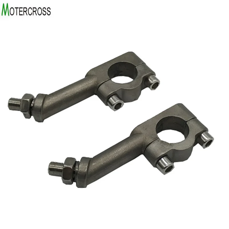 1Pair Ural CJK750 Retro Style Iron material or Chrome Handlebar Bracket Case For R1 R71 M72 KC750 M1 Ural KS750 K750 Motorcycle