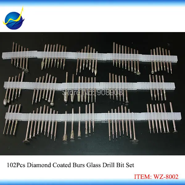 

102 Pcs Dremel Micromotor Hand Drill Foredom Tools Diamond Carving Grinding and Polishing Drills Burrs Stone Mould Jewelry Gems