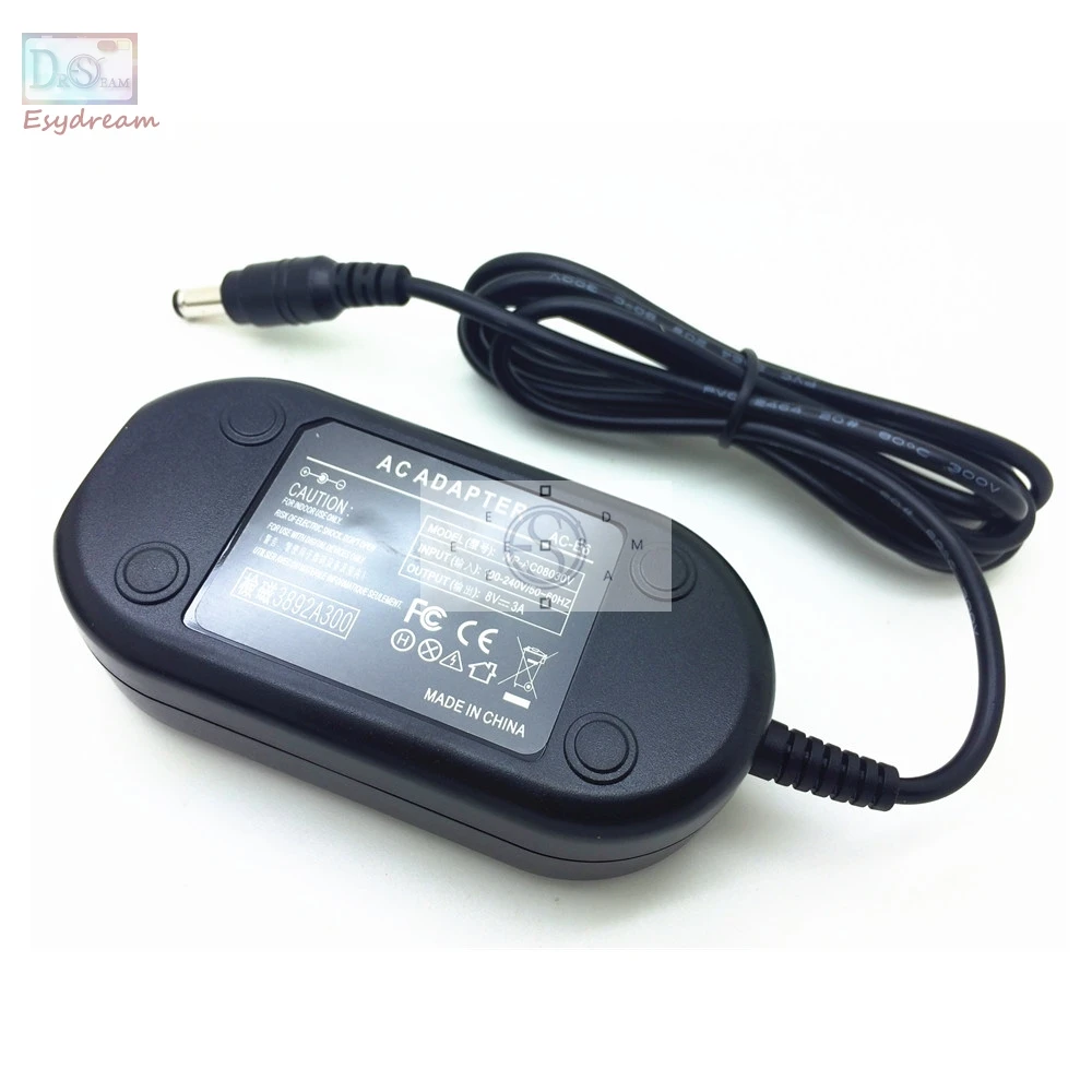 Better Balance Display Camera AC Power Adapter for Canon EOS R R7 R6 II R5 5D Mark III IV 5DSR 90D 80D as ACK-E6 LP-E6 E6N DR-E6