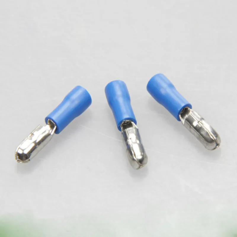 MPD1.25 series 100PCS/Bag blue yellow red  Insulated Bullet terminals Cable Connector wire terminals Pre-insulating disconnector