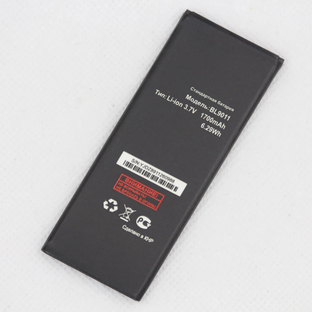 BL9011 1700mAh Phone Battery For Fly BL9011 Battery For Fly FS406 Stratus 5 Accumulator Mobile Battery