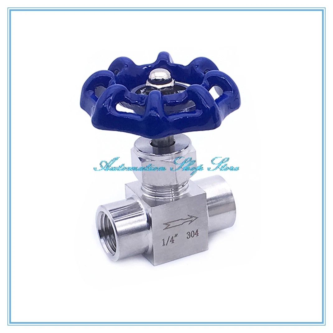 

1/8" 1/4" 3/8" 1/2" Female Thread SS 304 Stainless Steel Needle Valve DN6 DN8 DN10 DN15