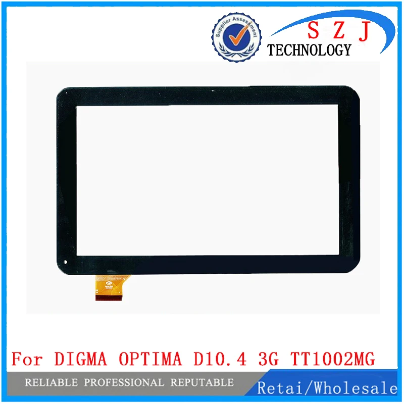 

New 10.1'' inch ouch screen Digitizer For DIGMA OPTIMA D10.4 3G TT1002MG panel Glass Sensor replacement Free Ship 10pcs