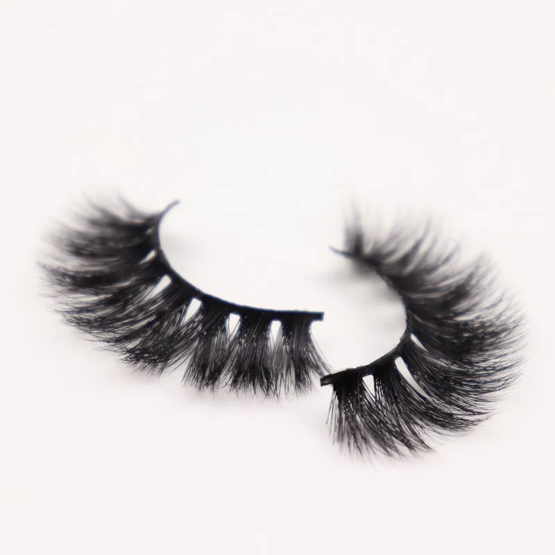 Eyelashes 100%handmade Full Strip Soft False Eyelashes glitter packing Makeup Cruelty free sexy 3D Mink Lashes E04