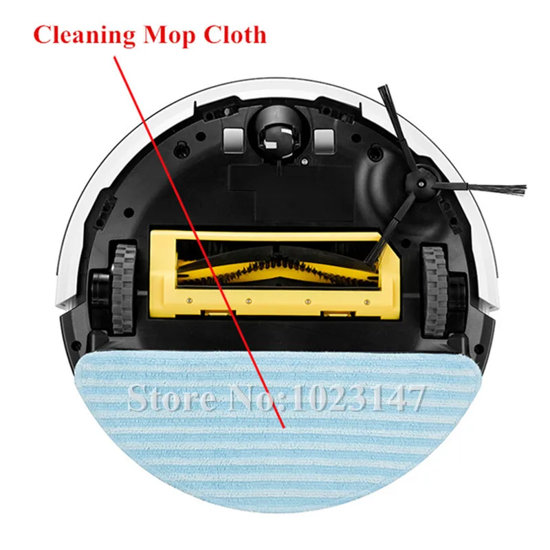 5 個のモップ布 ILife v7 V7s ロボット掃除機モップ部品アクセサリー