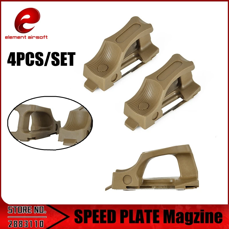 Element 4PCS/SET Speed Plate Rapid Magazine Extraction Chasse Hunting Accessories OT0408 for Wargame