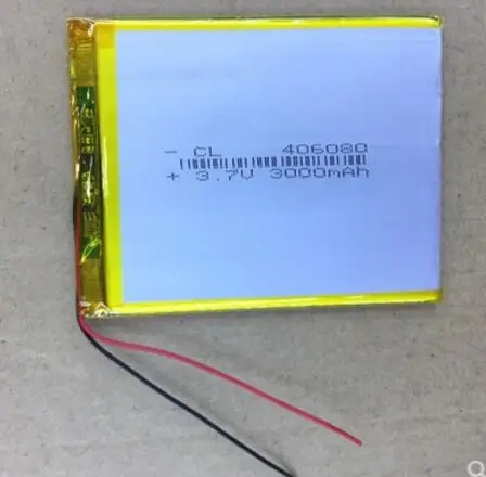 Polymer battery 3.7V 3000mAh large capacity 406080P domestic New Hot A7 inch Tablet PC battery