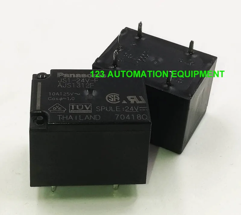 New original JS1-24V-F  JS1-12V-F  JS1-5V-F Power relay 10A 5Pin