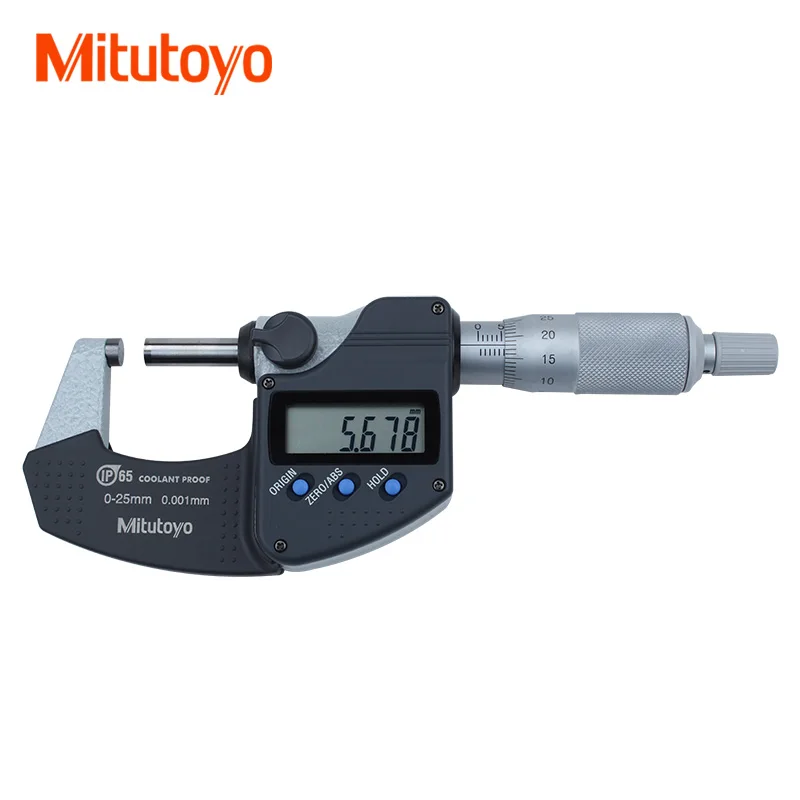 Mitutoyo Digital Micrometer 0-25/25-50/50-75/75-100mm/0.001mm Metric 293-240 Screw Gauge Waterproof Measuring Tools