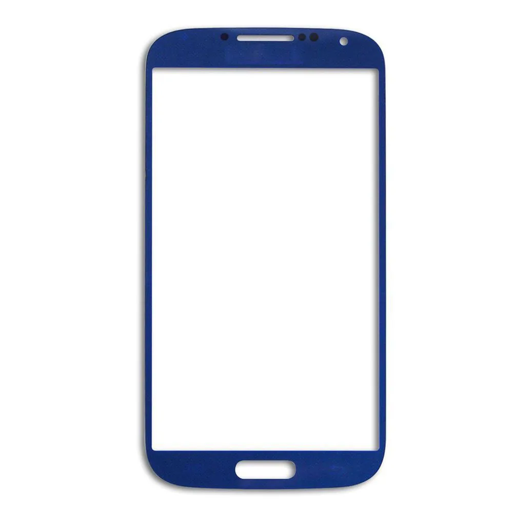 New For Samsung Galaxy S4 i9500 i9505 i337 Touch Panel Outer Cover Replacement For SAMSUNG S4 Front Glass Lens with Adhesive