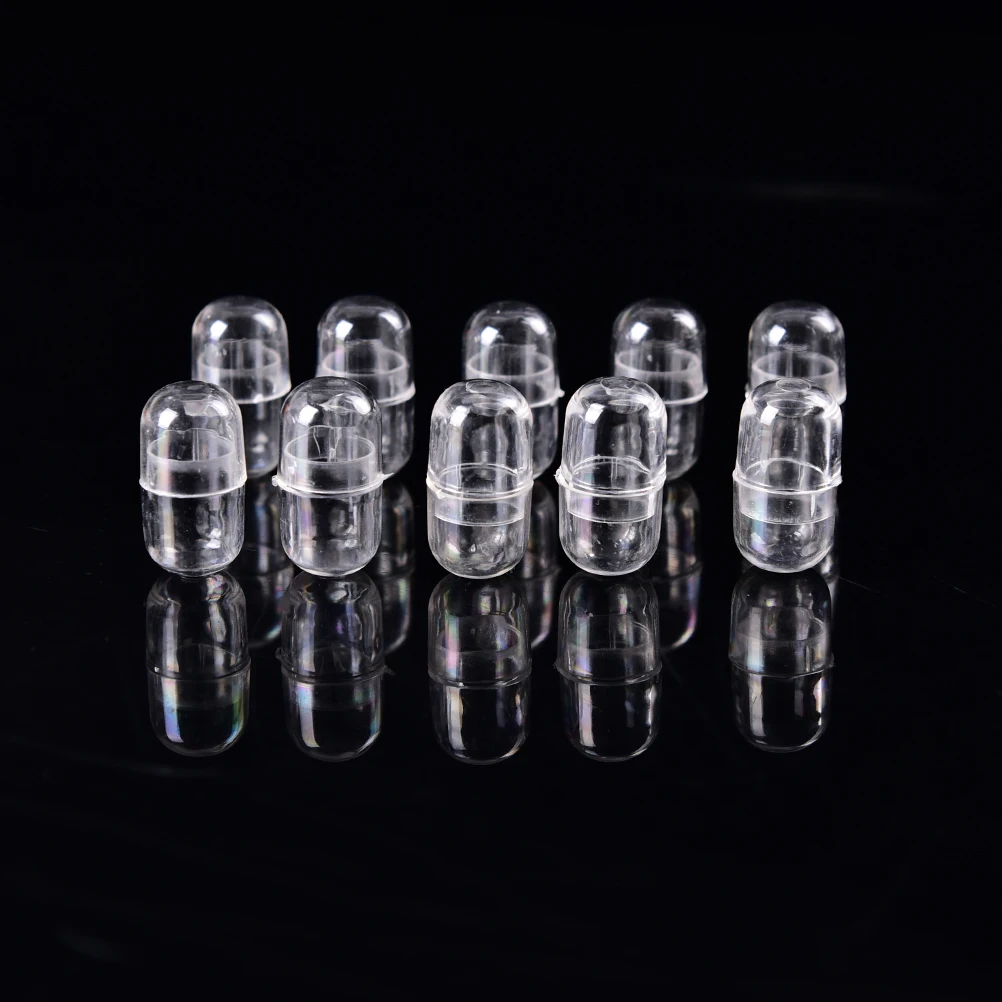 Easy To Use 1/10/20Pcs Big Size Hollow Capsules Empty Pill Capsule Medicine Capsule 14mm White Empty Capsules