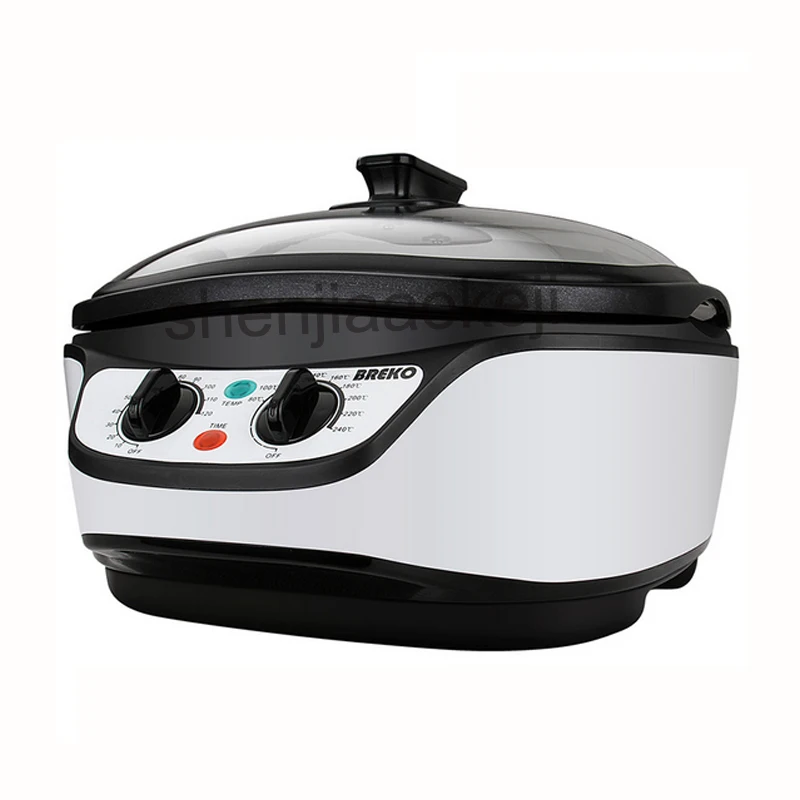 

Commercial 8 in 1 multi-function Cookers 220v1500w Boil Slow cook Steam Hot Pot Grill Warm Deep Fry Household boiler cooker 5L