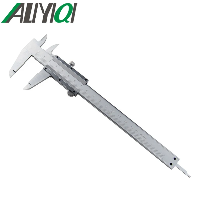 

0-150mm Vernier Caliper Gauge Paquimetro Stainless Steel Ruler Measuring Tools Trammel