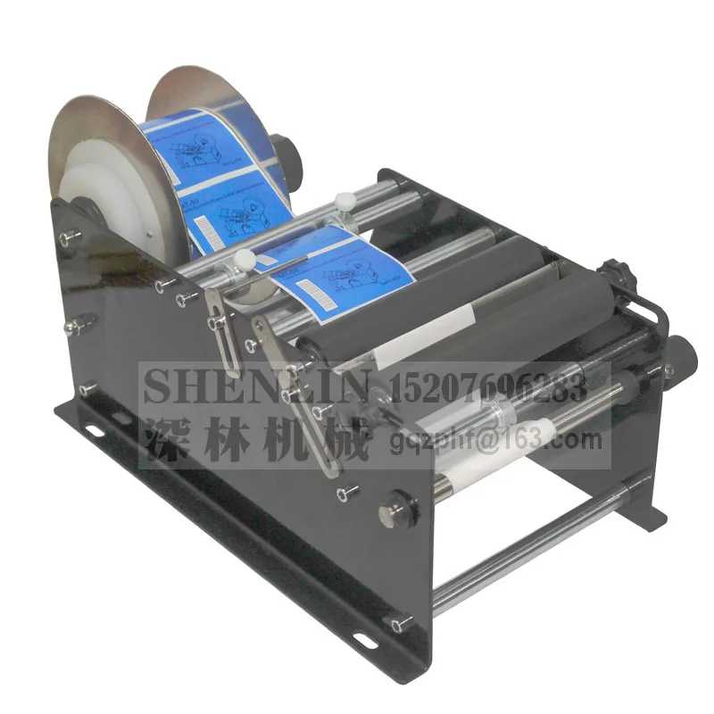 Ronde Fles Labeling Machine Label Sticker Handleiding Fles Labeller Hand Gehouden Fles Label Applicator Tool Apparatuur Freeshippin