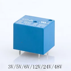 3pcs/lot Relays SRD-05VDC-SL-A SRD-12VDC-SL-A SRD-24VDC-SL-A SRD-48VDC-SL-A  DC-SL-A 3V 5V 6V 12V 24V 48V 10A 250VAC 5PIN T73