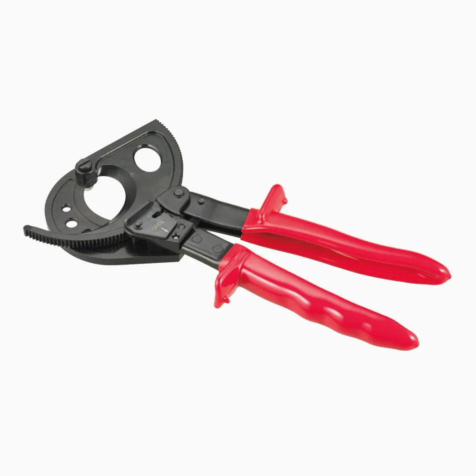 

HS-520A Ratchet cable shears cable cutter Cutting range:400mm2 max Not for cutting steel or steel wire