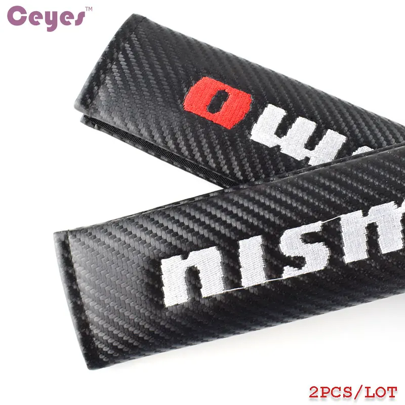 Ceyes Car Styling Auto Emblems Stickers Case For Nissan Nismo Tiida Teana Skyline Juke X-trail Qashqai Carbon Badge Car-Styling