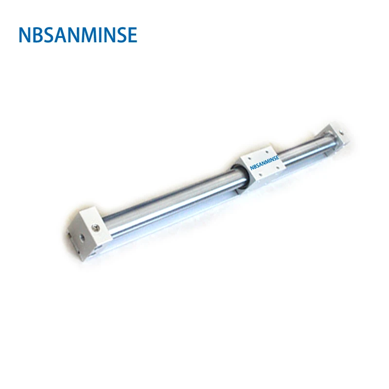 NBSANMINSE CY3R Bore 20mm Pneumatic Magnetically Coupled Rodless SMC Type Parts Compress Air Cylinder Direct Mount Type