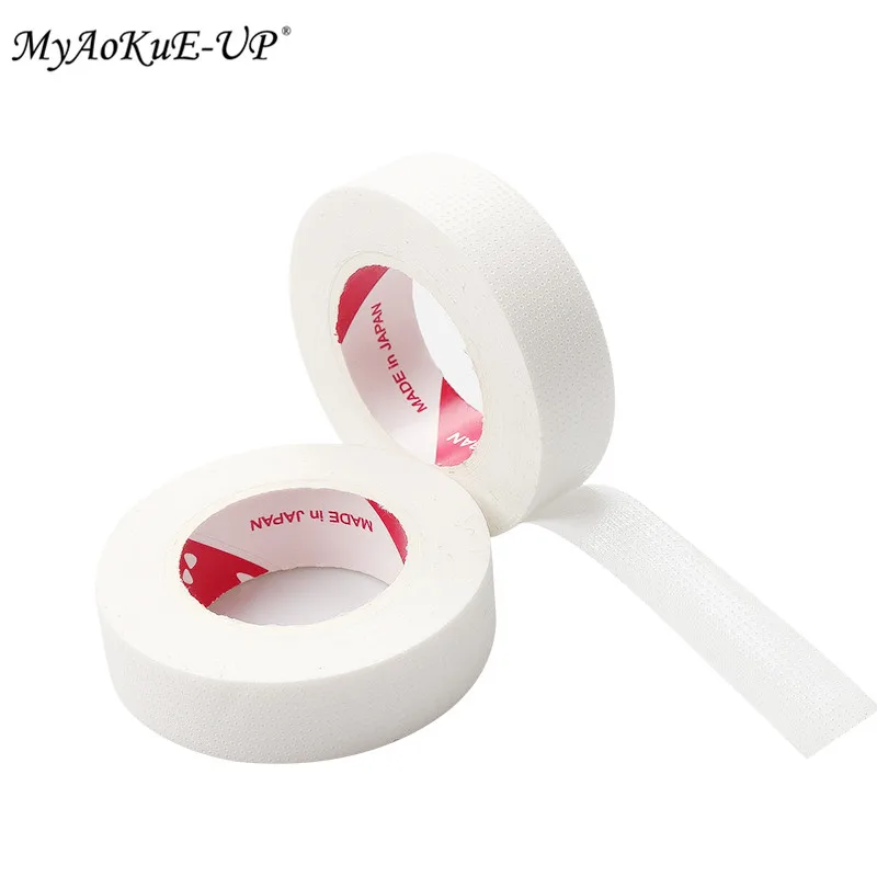 10 Stück Wimpernpapier-Patches, japanisches Isolierband für Wimpernverlängerung, perforiertes, atmungsaktives Vliesband, Make-up-Werkzeug – Detail 4