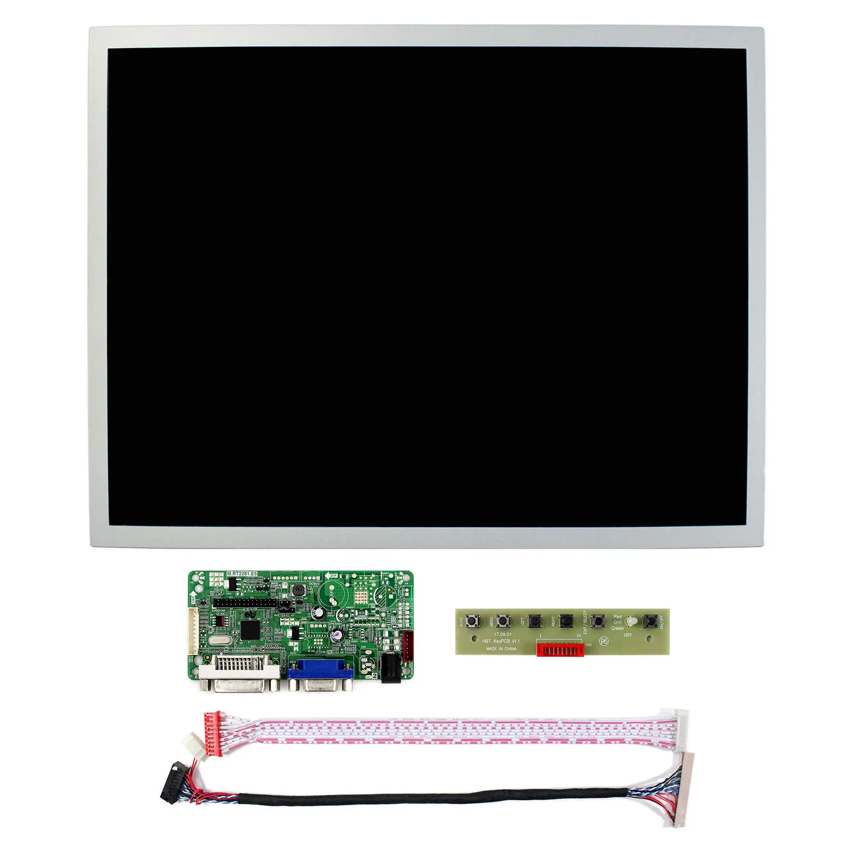 DVI+VGA LCD Controller Board With 15