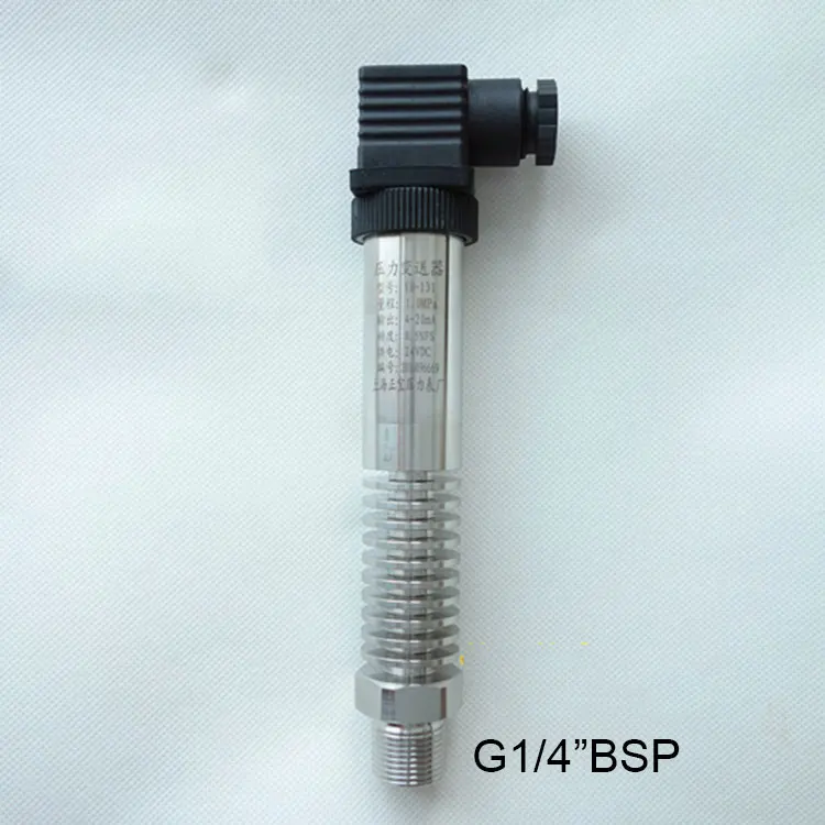 

0-0.2Mpa/60Mpa(8700PSI) for choice Silicon Pressure Transmitter Pressure Transducer for high temperature G1/4 4-20mA output