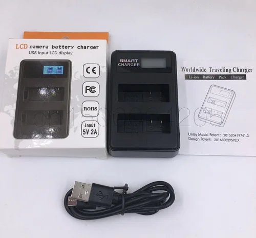 Lcd Usb Dual Battery Charger Voor Sony NP-FZ100 ILCE-9 A9 A7RIII A7III A7RM3 A6600 A7S3 A9II A9II A7R4