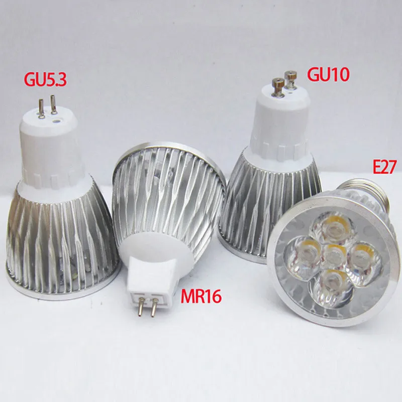 LED Bulb GU10 MR16 E27 E14 Led Spotlight 9W 12W 15W foco led 85-265V Led Spotlight Warm/Cool White LED lamp 220V