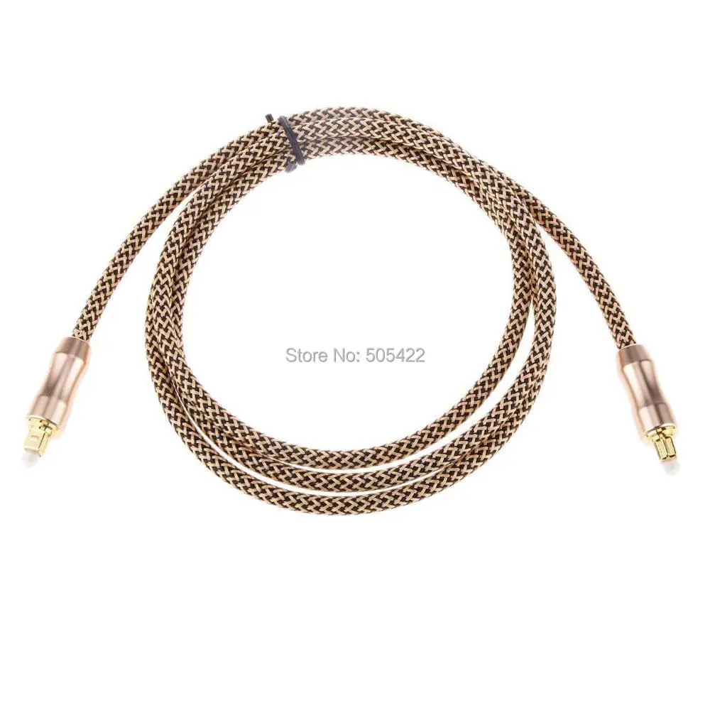 50pcs/lot 1.5M 5ft OD6.0 Digital Audio Optical Optic Fiber Cable Toslink Wire Cord HD Connection Cable Wholesale