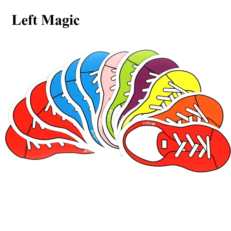 Magic prediction shoes prophecy shoes Magic Tricks Accessories illusion close up street magie E3094