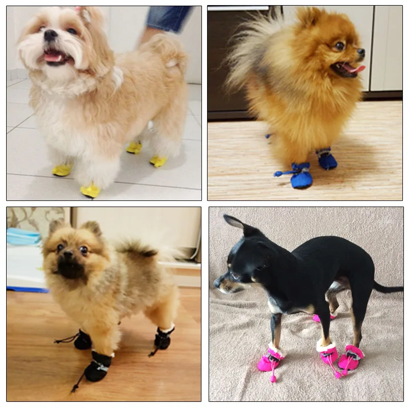 Dog Shoes For Pet Dog Anti-slip Rain boots for Pet Cat Puppy Warming Shoes for Small Large Doggy Boots for Outdoor Dogs Supply3