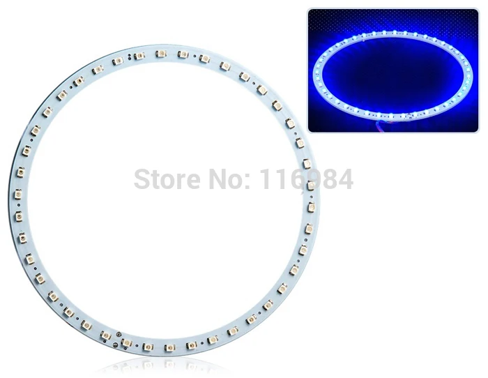 2PCS x blue/white/yellow/green/red 140mm 3528 42SMD Car Led Angel Eyes Halo Ring Light Car Light