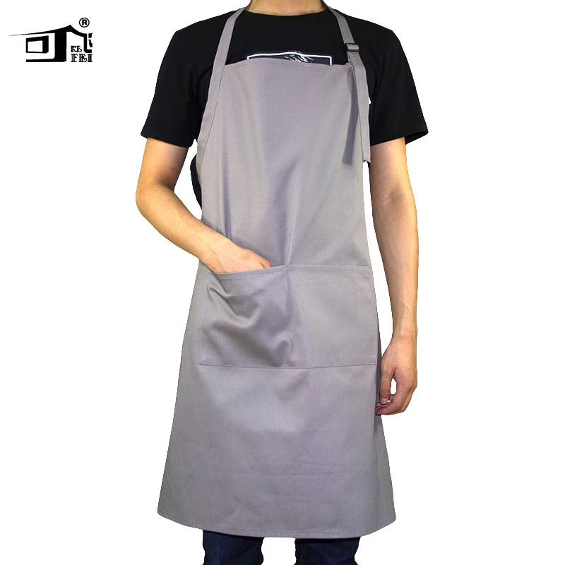 Original KEFEI 2019 New amazon cooking art apron for adults adjustable kitchen apron factory chef apron cotton apron pinafore