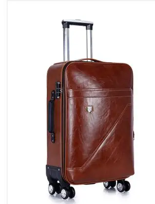 PU Rolling Bagage Koffer Cabine Business Travel trolley tassen voor mannen Bagage Koffer tas wielen Spinner koffer Wielen zakken