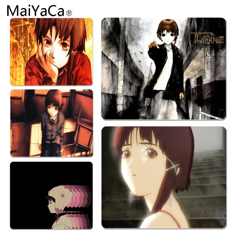 

MaiYaCa Serial Experiments Lain Anime gamer play mats Mousepad Size for 25X29cm Gaming Mousepads